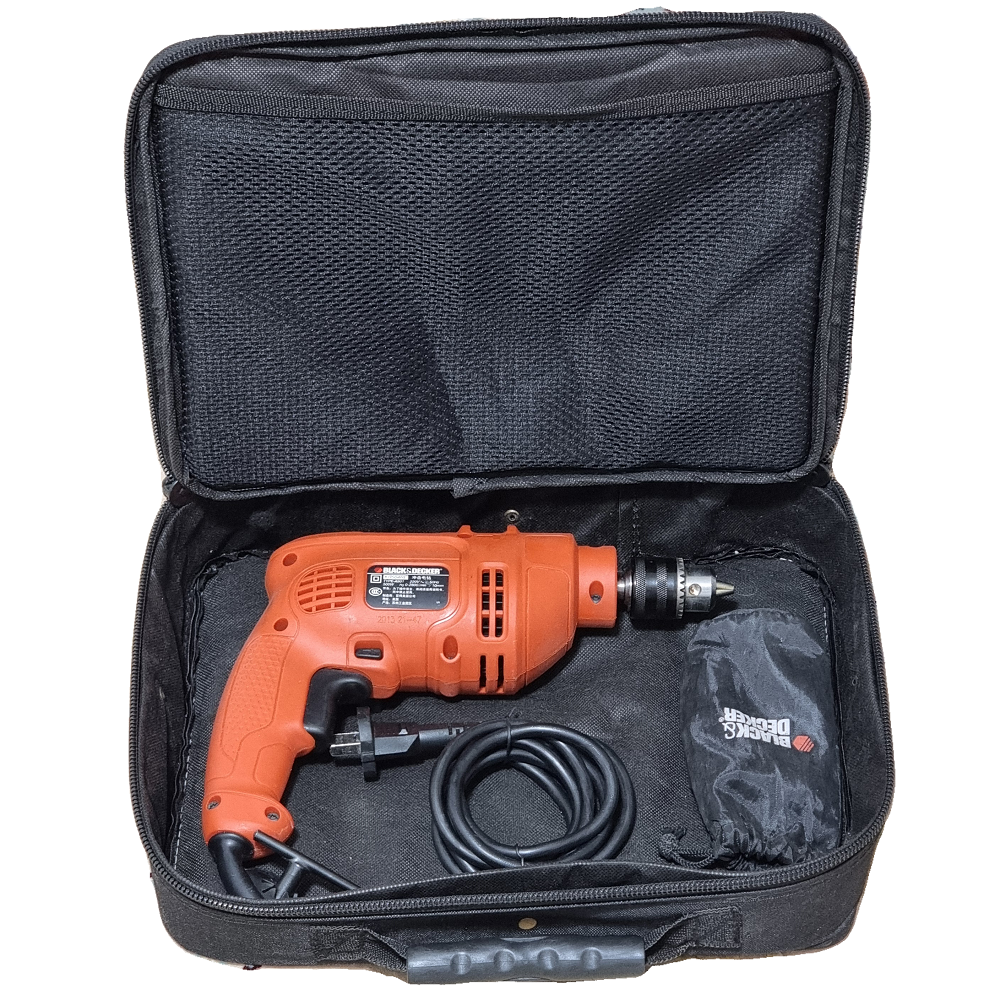 دریل برقی استوک بلک اند دکر 500 وات اصلی مدل BLACK&DECKER  KR504RE