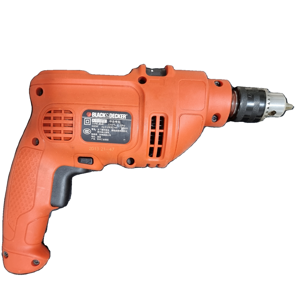 دریل برقی استوک بلک اند دکر 500 وات اصلی مدل BLACK&DECKER  KR504RE