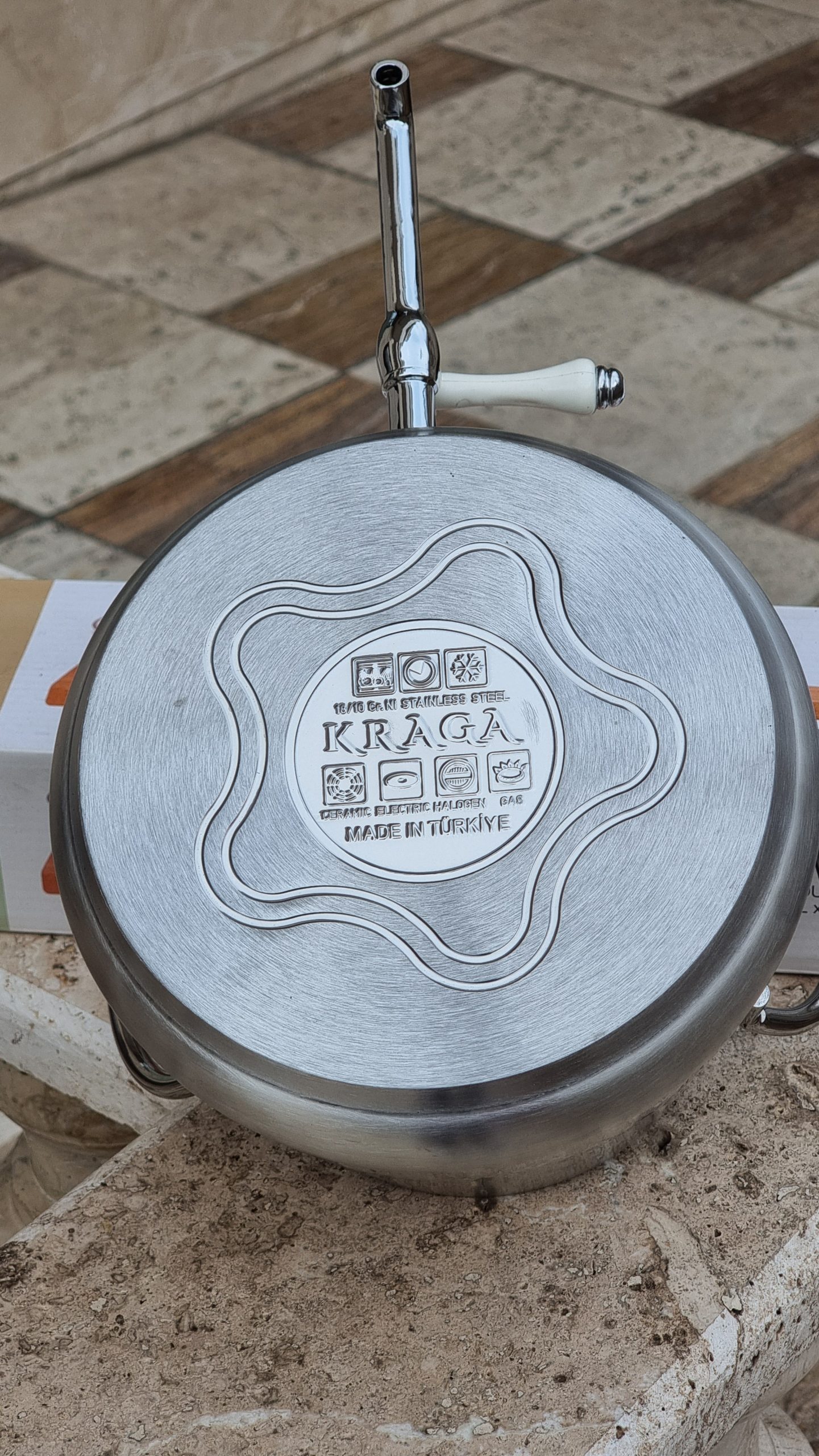 سماور روگازی ترکیه اصلی kraca مدل Tombo و Piramit