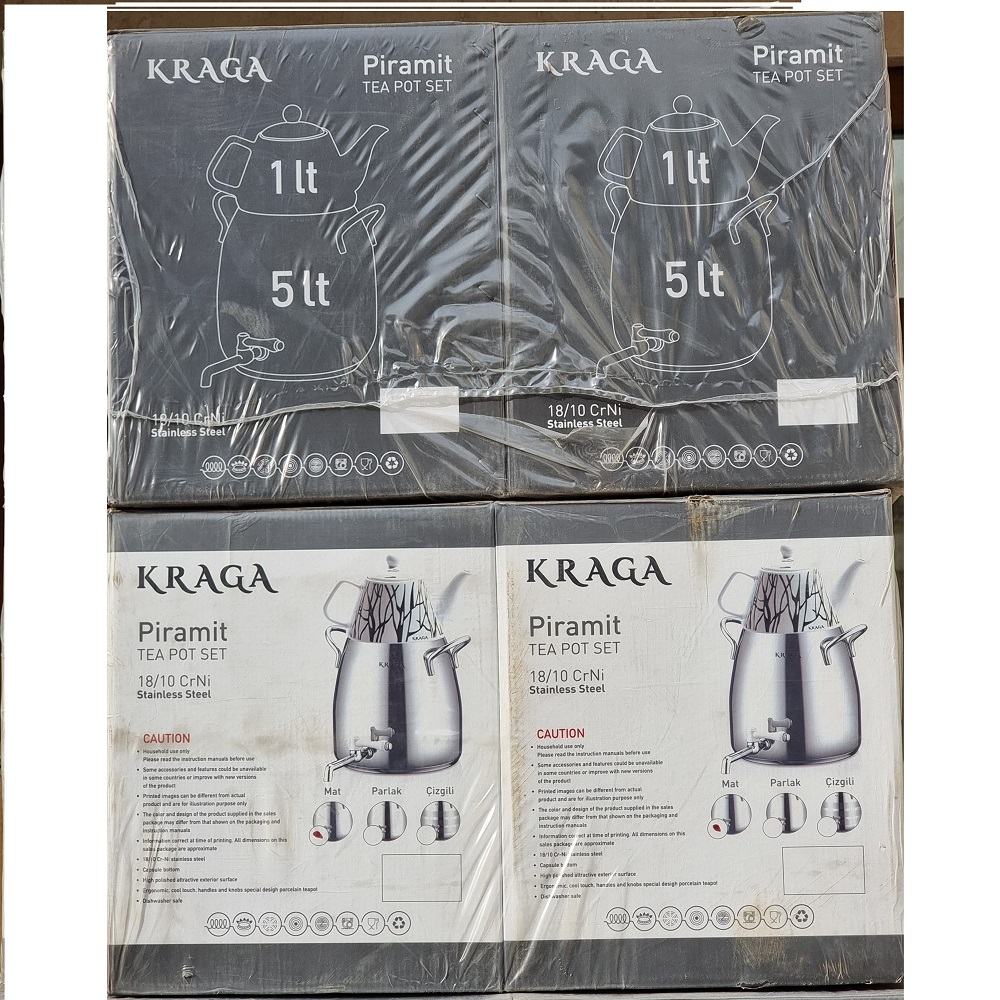 سماور روگازی ترکیه اصلی kraca مدل Tombo و Piramit