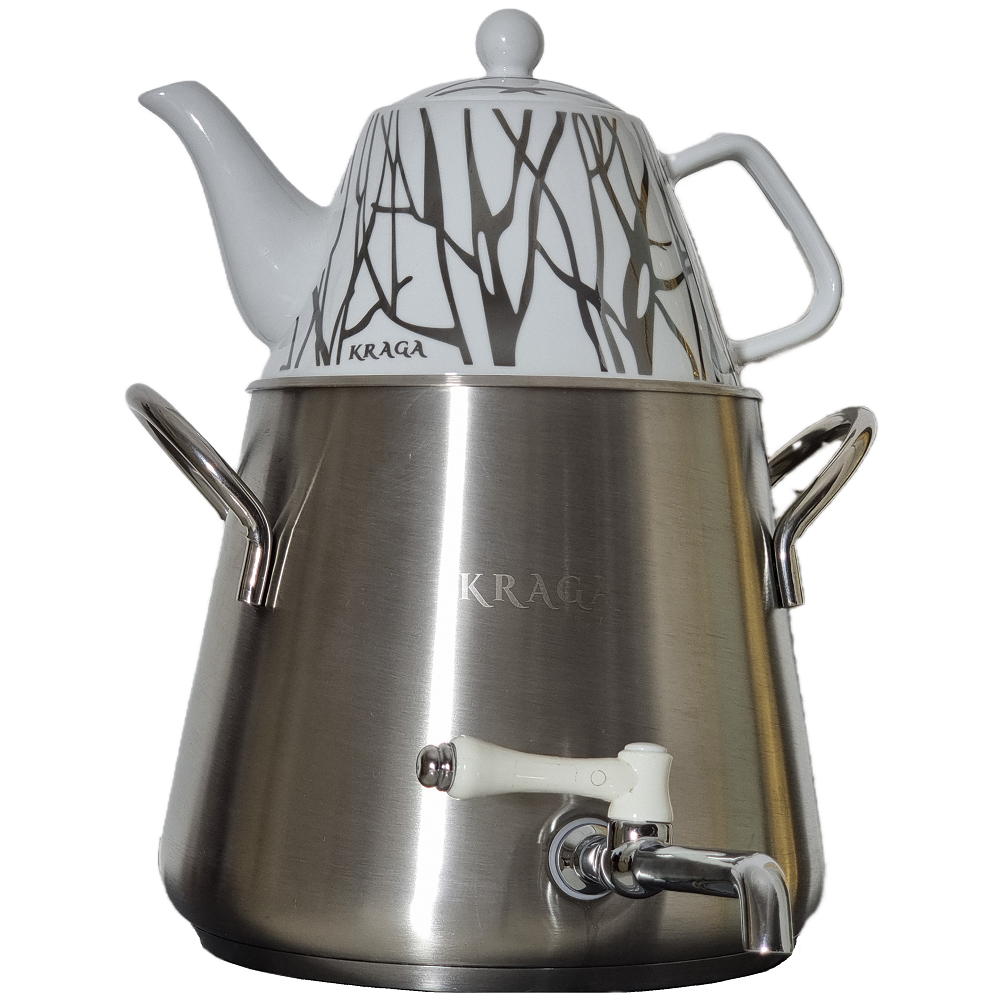 سماور روگازی ترکیه اصلی kraca مدل Tombo و Piramit