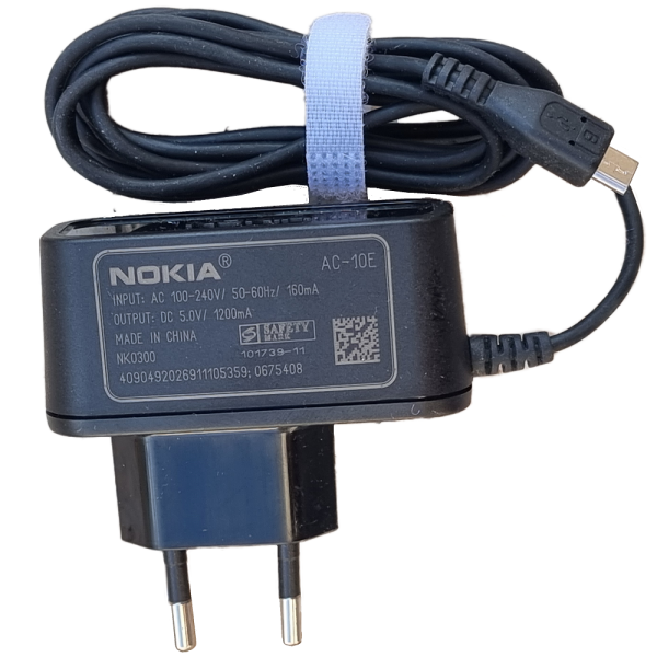 شارژر نوکیا میکرو USB اصلی سر جعبه 1200mA