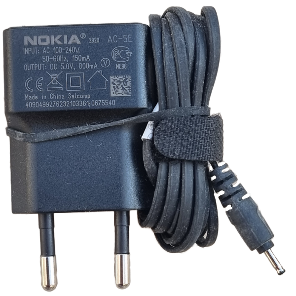 شارژر نوکیا سوزنی 800mA اصلی سر جعبه